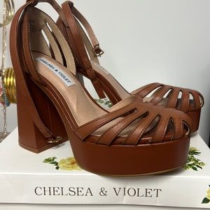 Chelsea and violet shoes